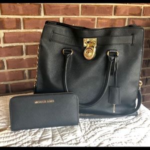 Michael Kors Large Hamilton Handbag & Wallet